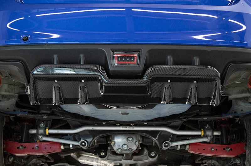 OLM A1 Style Carbon Fiber Rear Diffuser - 2015-2021 WRX / STI - Image 6