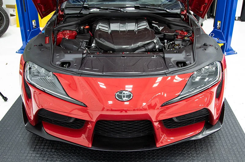 OLM Carbon Fiber Radiator Cooling Plate - 2020 Supra - Image 5