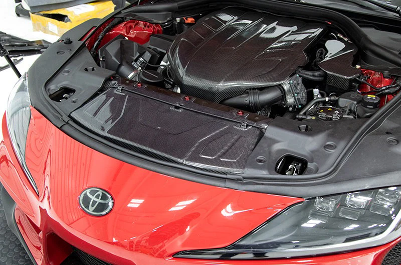 OLM Carbon Fiber Radiator Cooling Plate - 2020 Supra - Image 8