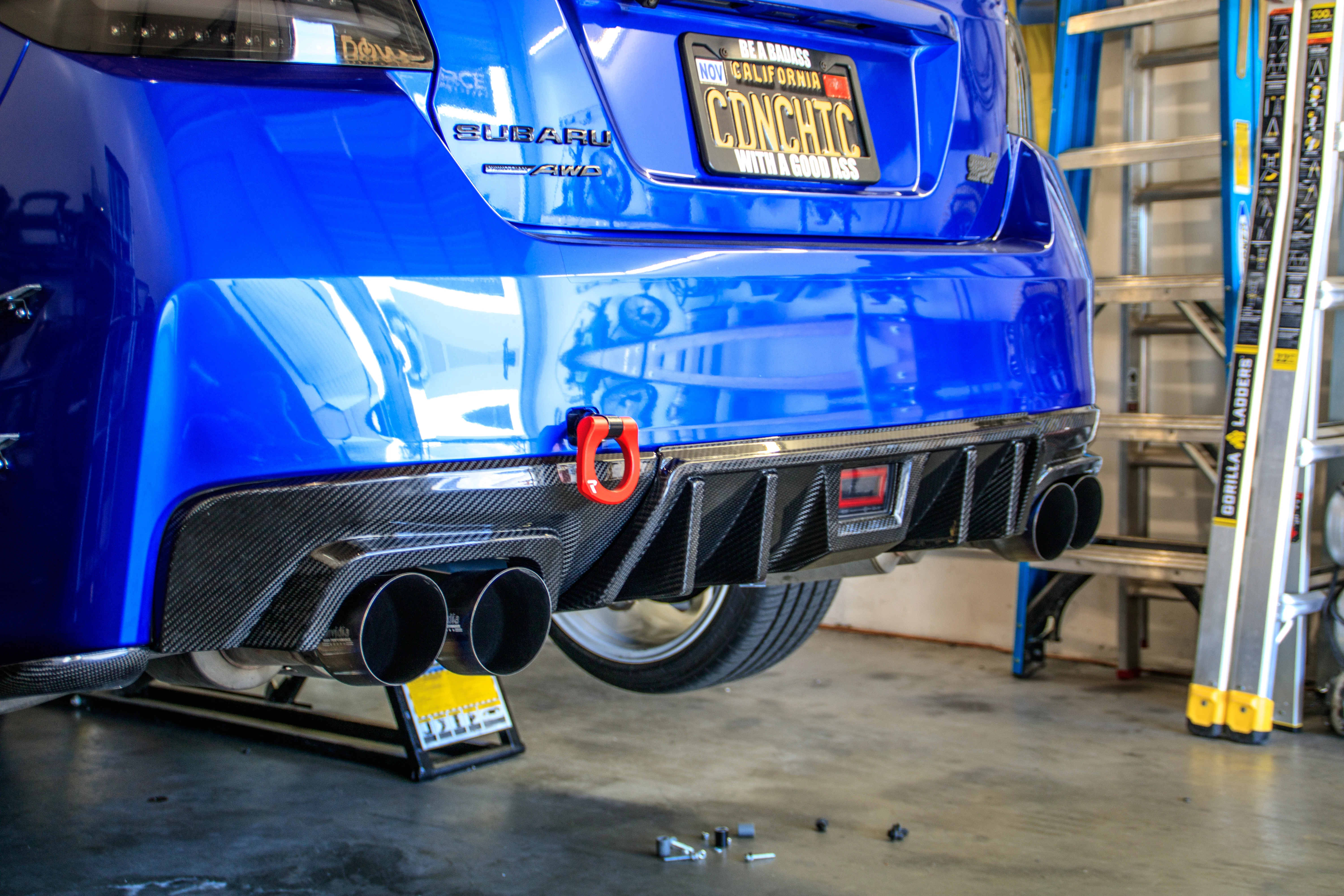 OLM LE Dry Carbon Fiber Rear Diffuser - 2015-2021 Subaru WRX / STI - Image 3