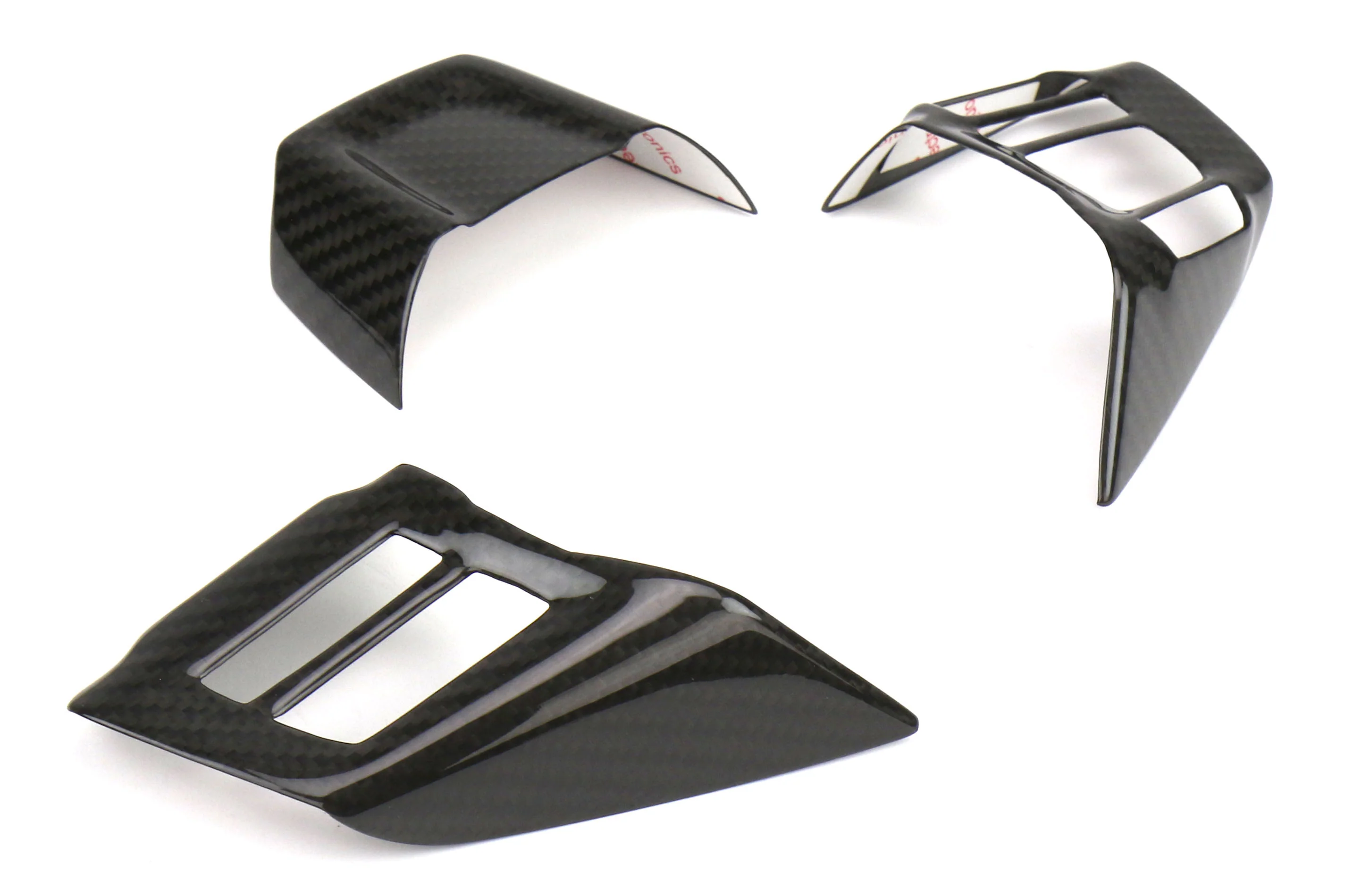 OLM Dry Carbon Fiber Steering Wheel Covers (MT) - 2016-2018 WRX / STI - Image 3