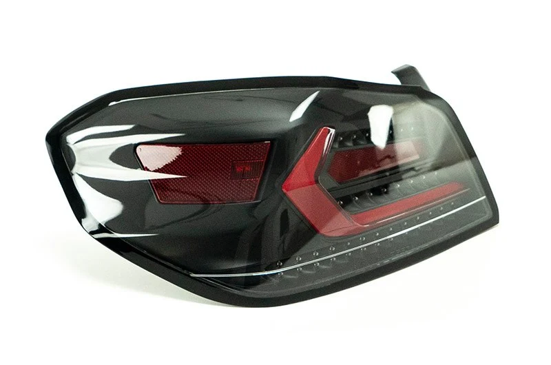 OLM Evolution Tail Lights (Clear Lens, Black Base, Red Bar) - 2015-2021 WRX / STI - Image 6