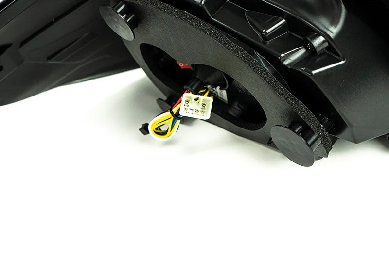 OLM Evolution Tail Lights (Clear Lens, Black Base, Red Bar) - 2015-2021 WRX / STI - Image 9