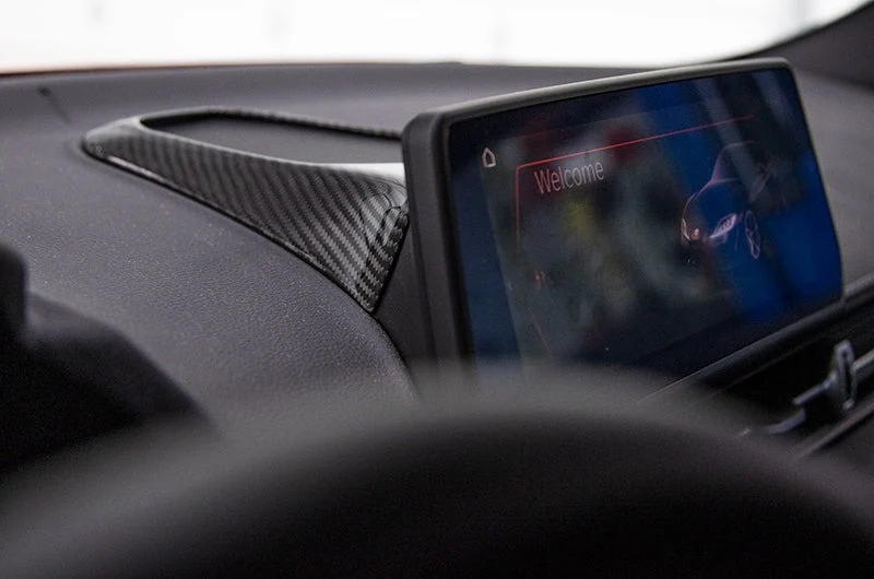 OLM LE Carbon Fiber Center Speaker Cover - 2020 Supra - Image 5