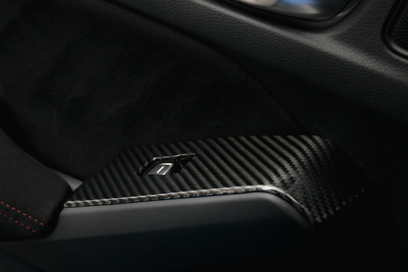 OLM LE Carbon Fiber Window Switch Panel Covers (Set of 4) - 2022+ FL Honda Civic / FL5 Type R - Image 5