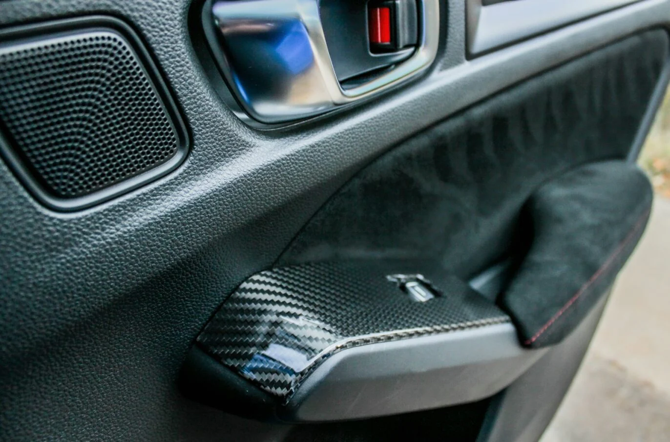 OLM LE Carbon Fiber Window Switch Panel Covers (Set of 4) - 2022+ FL Honda Civic / FL5 Type R - Image 8