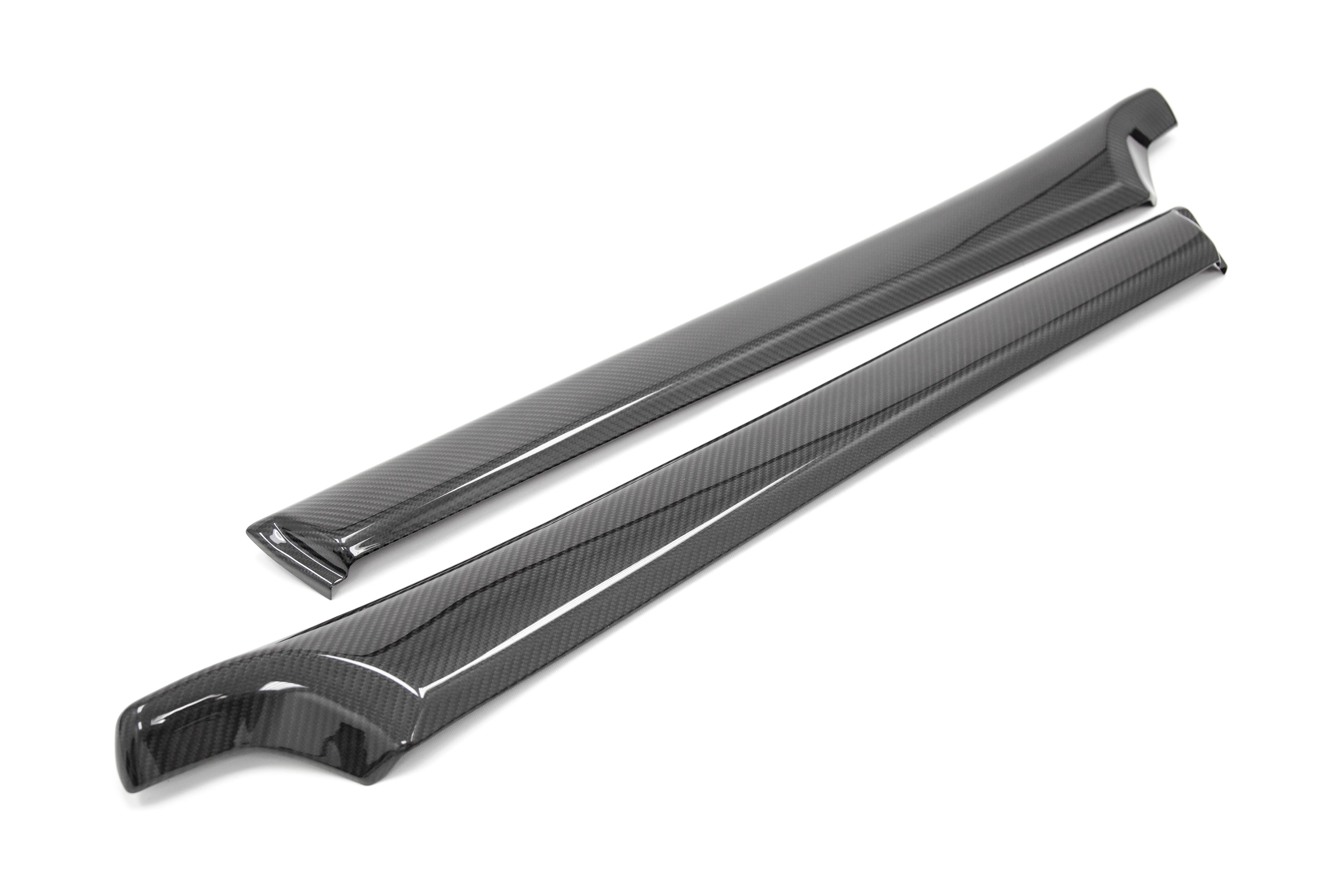 OLM LE Dry Carbon Front Door Trim Upper Panels - 2015-2021 WRX / STI - Image 3