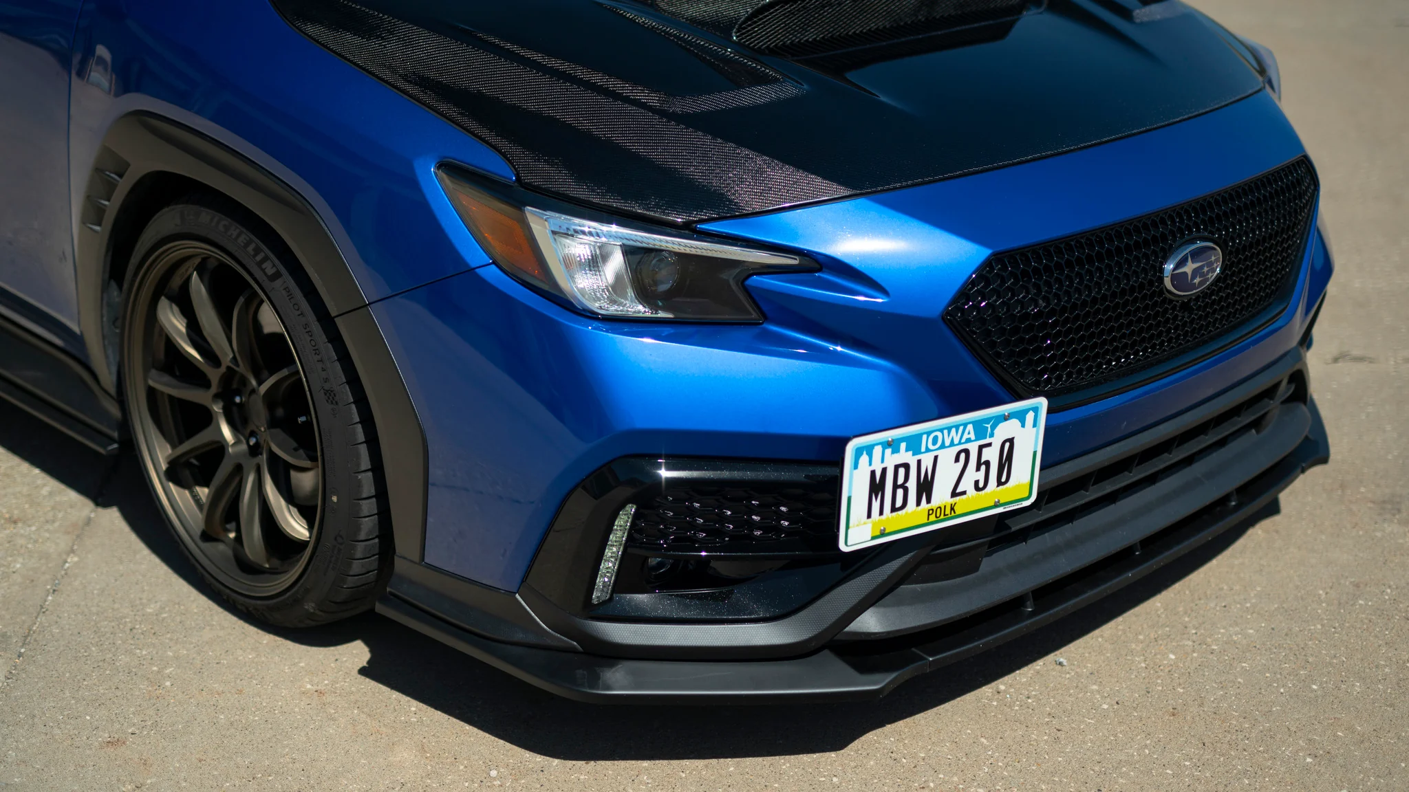 OLM RD1 Style 3 Piece Matte Black ABS Front Lip - 2022+ WRX - Image 6