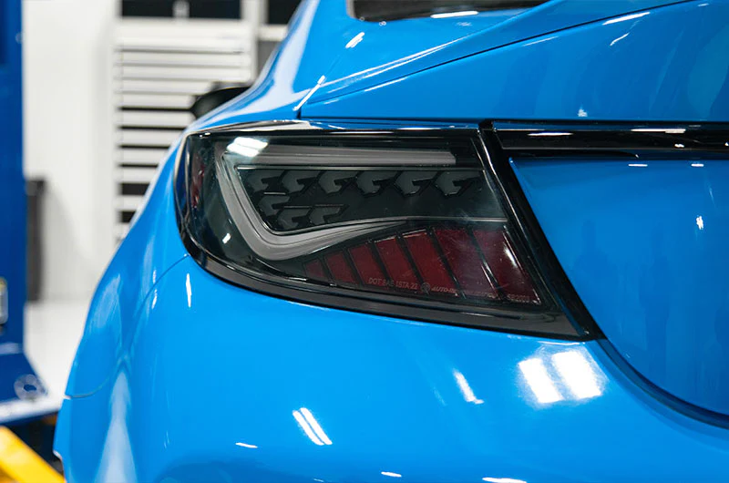 OLM "Scythe Style" LED Taillights (Smoke Lens/Black Base/White Bar) - 2022+ BRZ / GR86 - Image 4