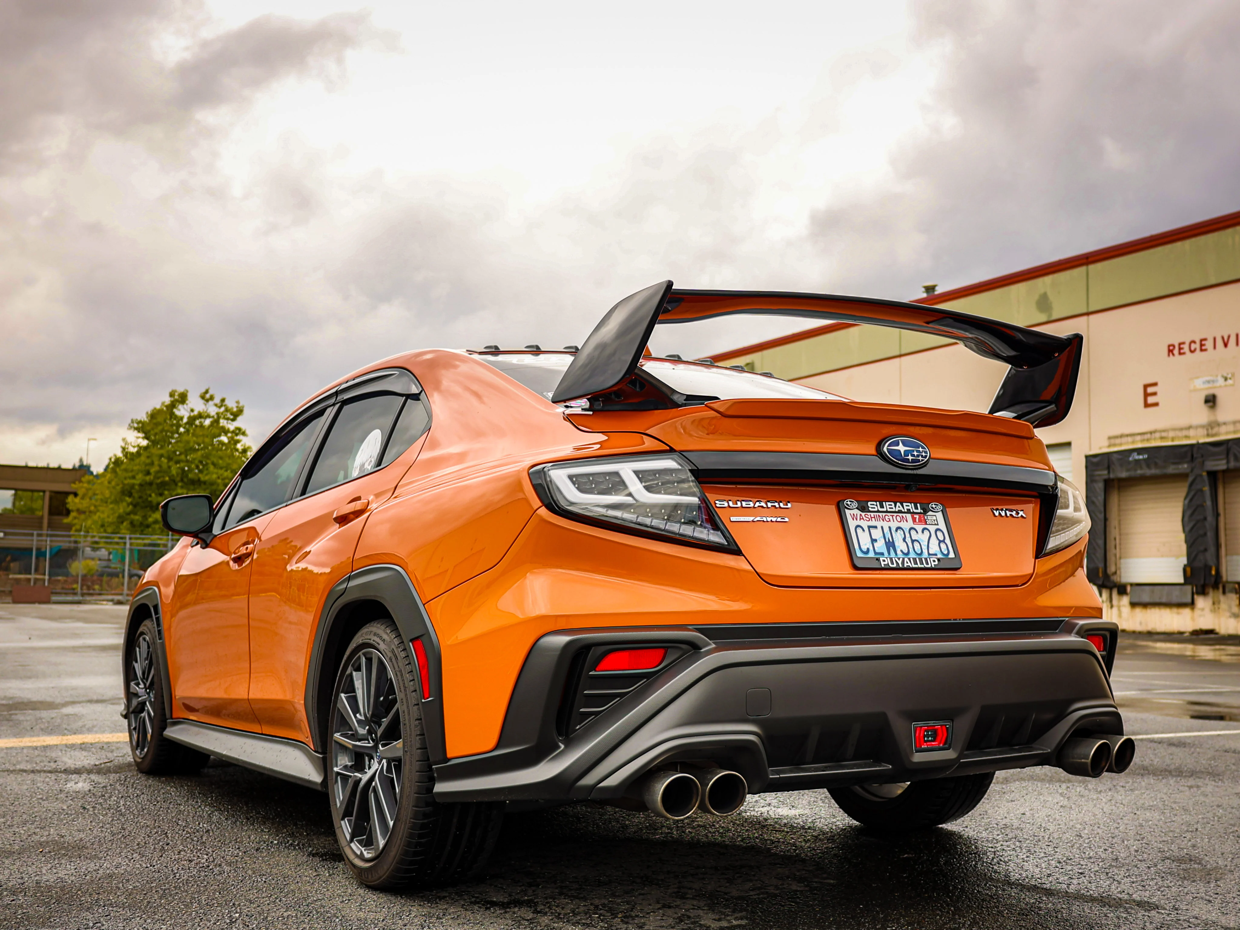 OLM Spec-AR LED Taillights (Clear Lens/Black Base/White Bar) - 2022+ WRX - Image 4