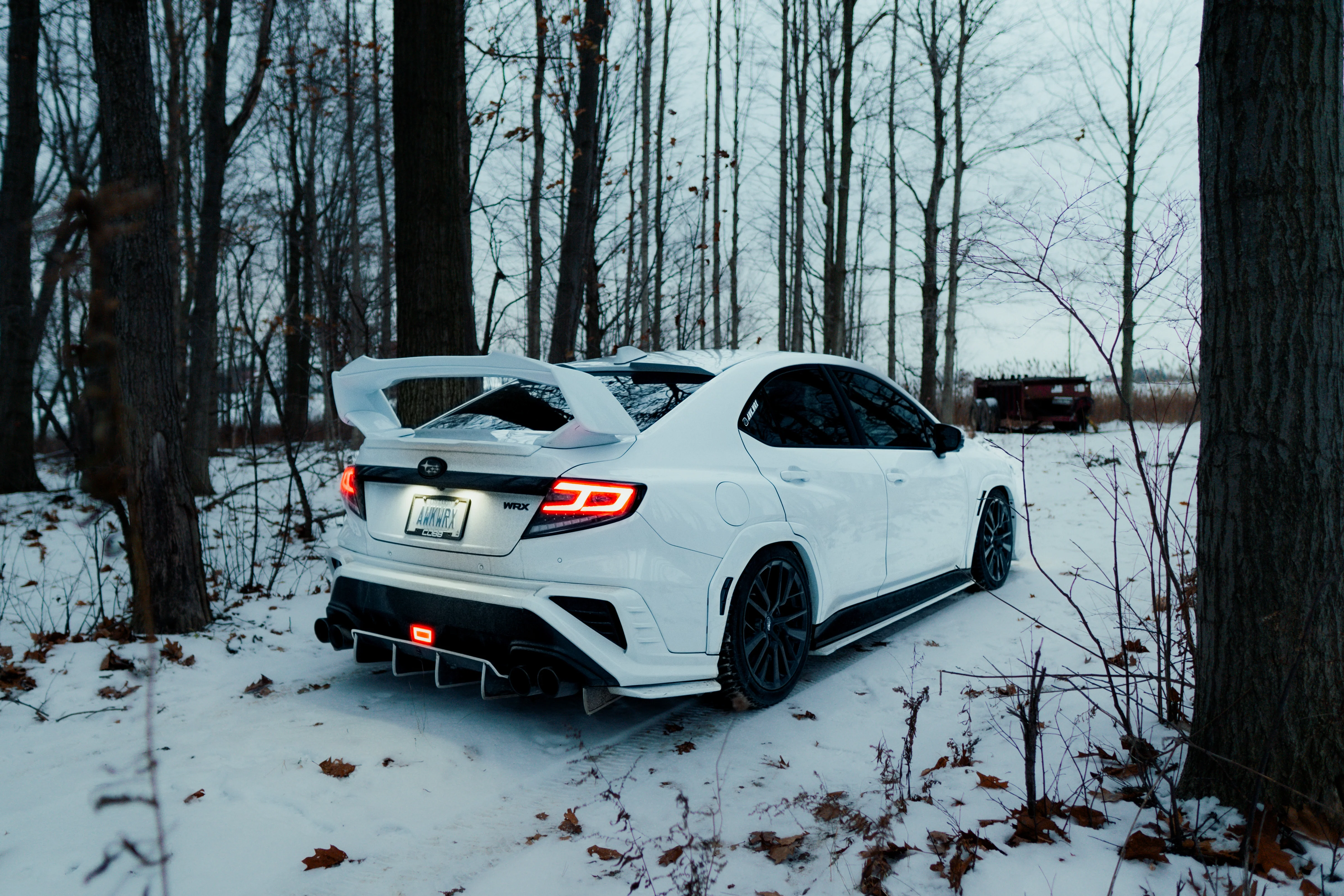 OLM Spec-AR LED Taillights (Clear Lens/Black Base/White Bar) - 2022+ WRX - Image 7